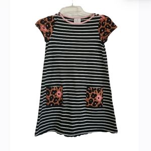 HANNA ANDERSSON GIRL'S STRIPED DRESS SZ 8